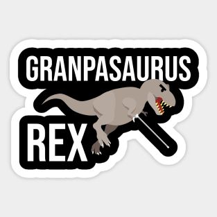 Funny Grandpasaurus Rex T-Rex Grandpa Dinosaur Sticker